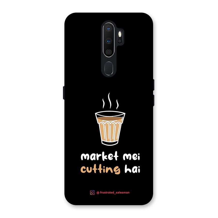 Market Mei Cutting Hai Black Back Case for Oppo A5 (2020)