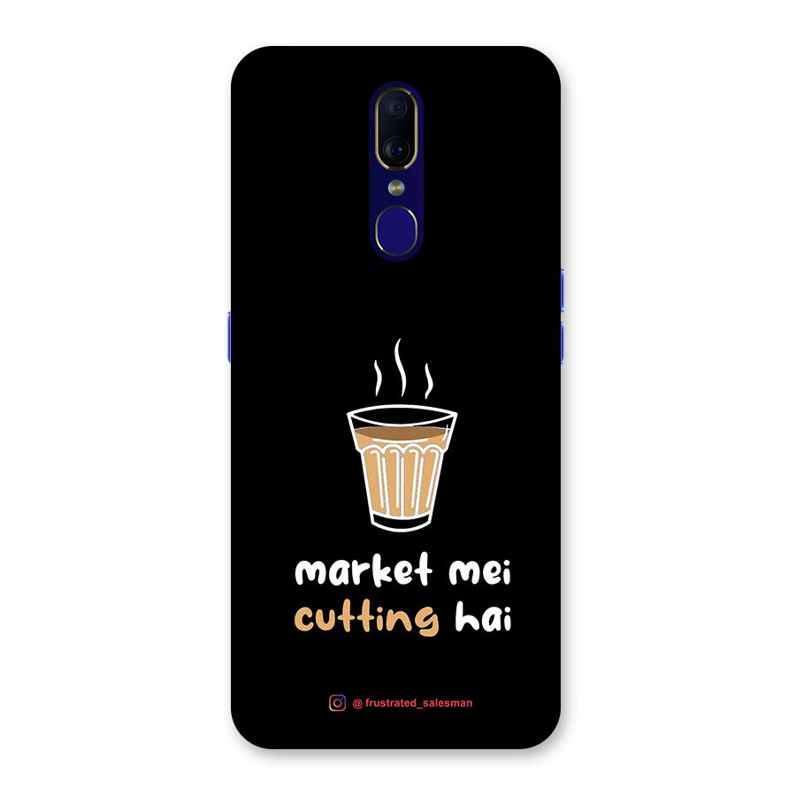 Market Mei Cutting Hai Black Back Case for Oppo A9