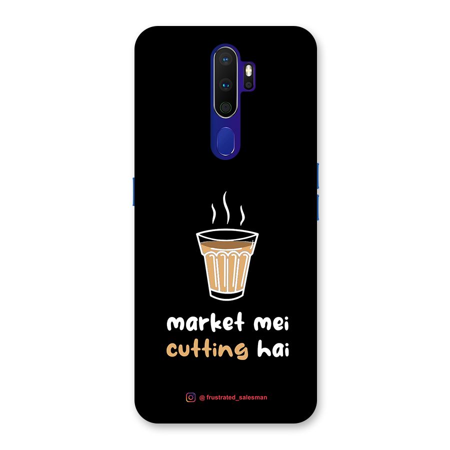 Market Mei Cutting Hai Black Back Case for Oppo A9 (2020)