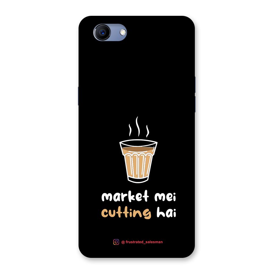 Market Mei Cutting Hai Black Back Case for Oppo Realme 1