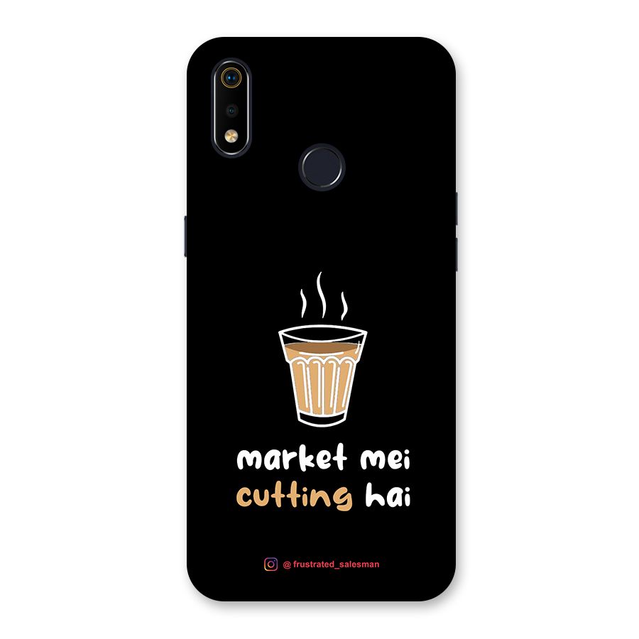 Market Mei Cutting Hai Black Back Case for Realme 3i