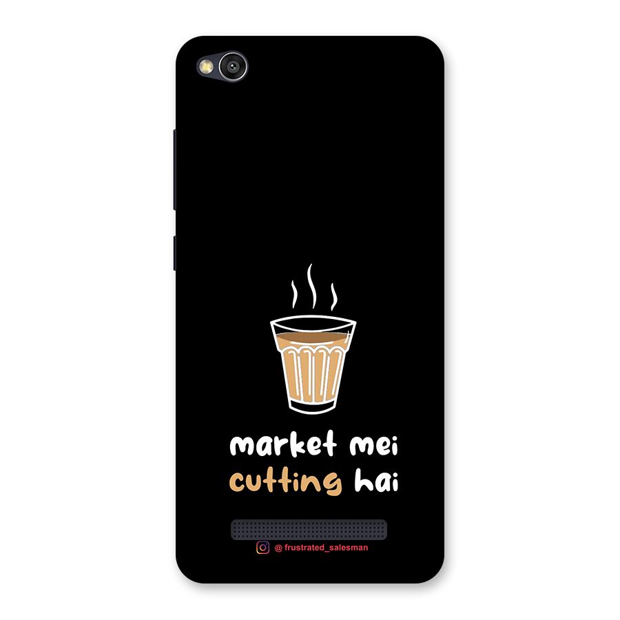 Market Mei Cutting Hai Black Back Case for Redmi 4A