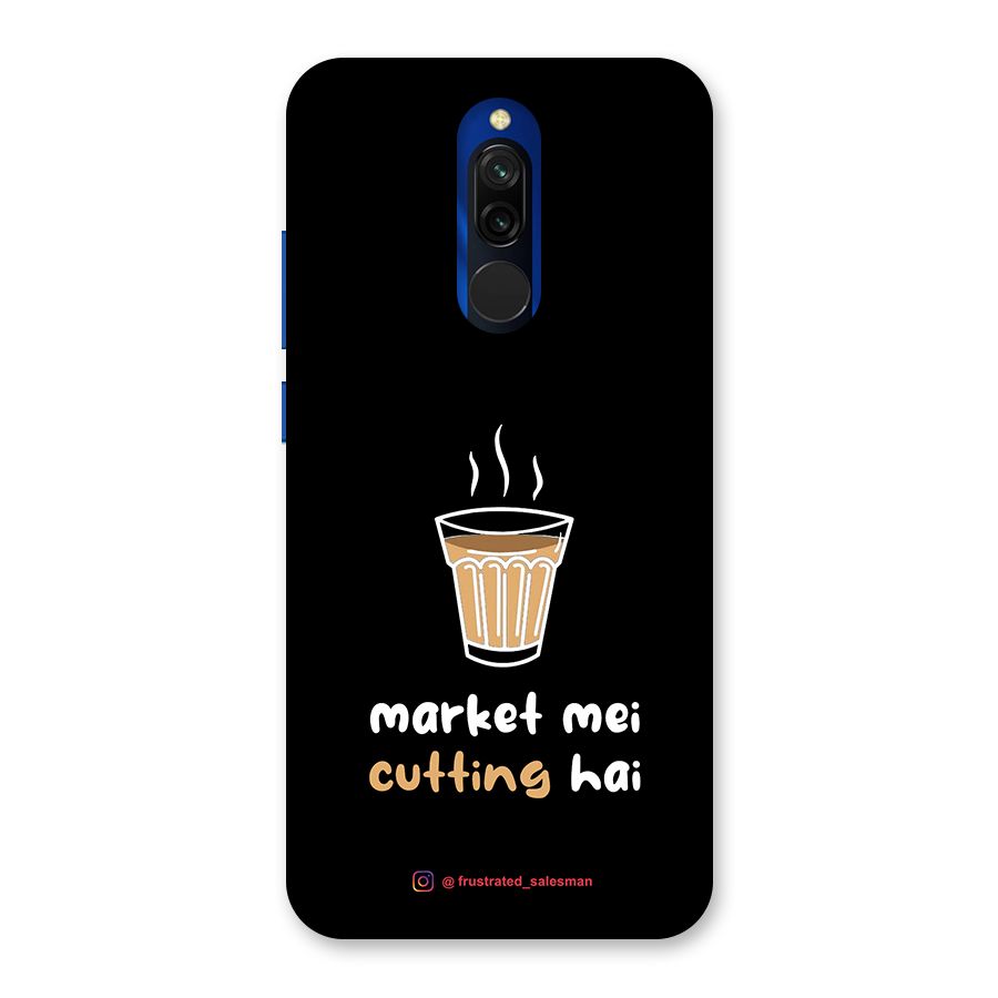 Market Mei Cutting Hai Black Back Case for Redmi 8