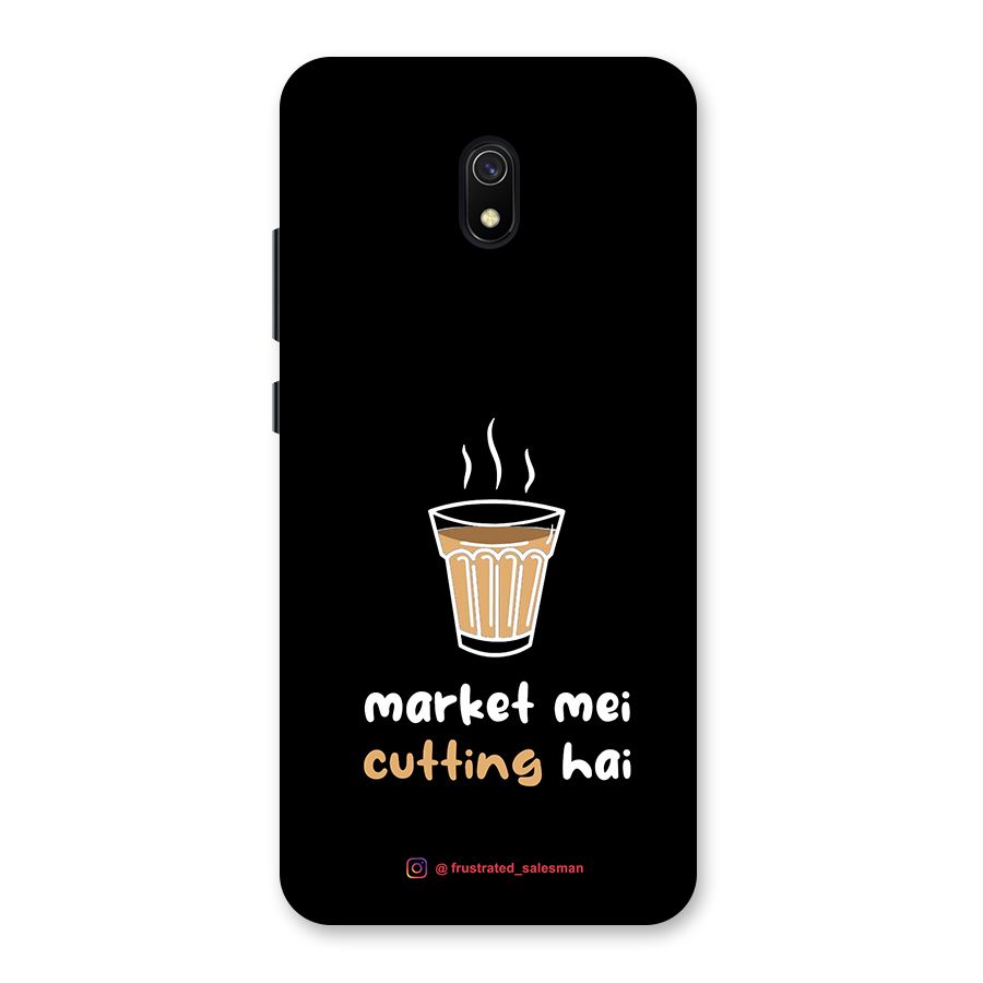 Market Mei Cutting Hai Black Back Case for Redmi 8A