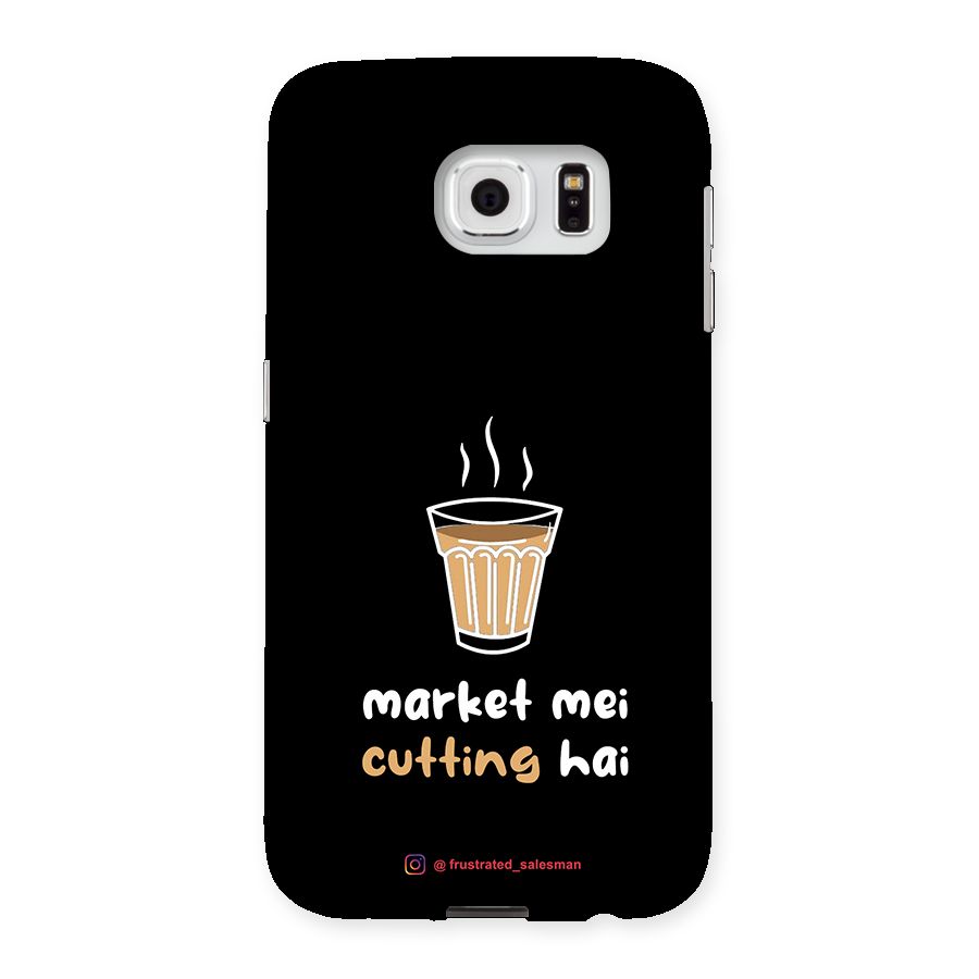 Market Mei Cutting Hai Black Back Case for Samsung Galaxy S6
