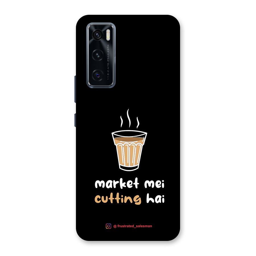 Market Mei Cutting Hai Black Back Case for Vivo V20 SE