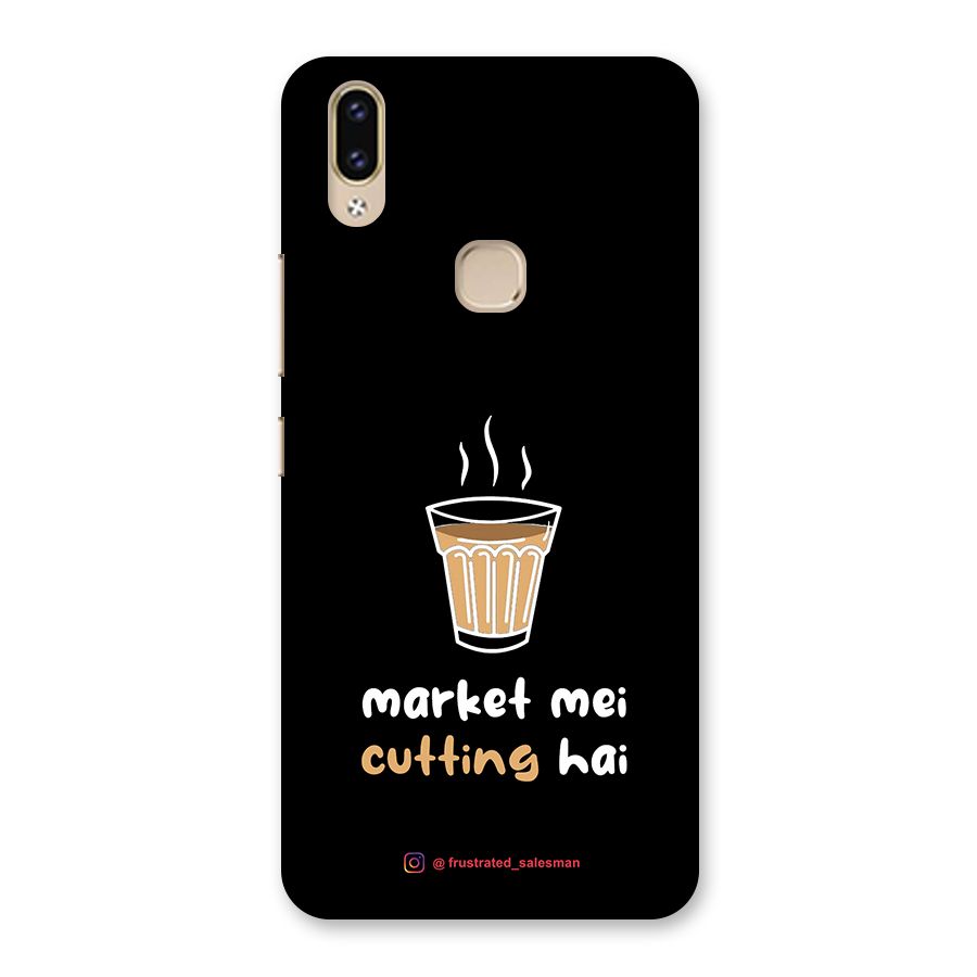 Market Mei Cutting Hai Black Back Case for Vivo V9