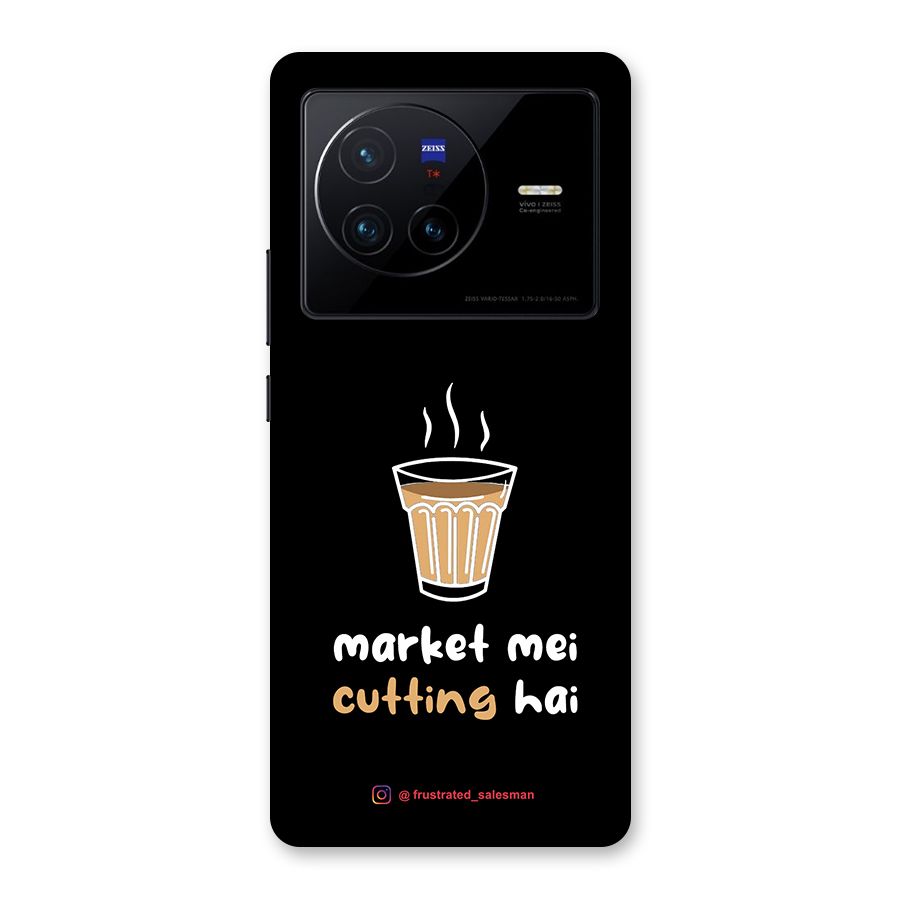 Market Mei Cutting Hai Black Back Case for Vivo X80