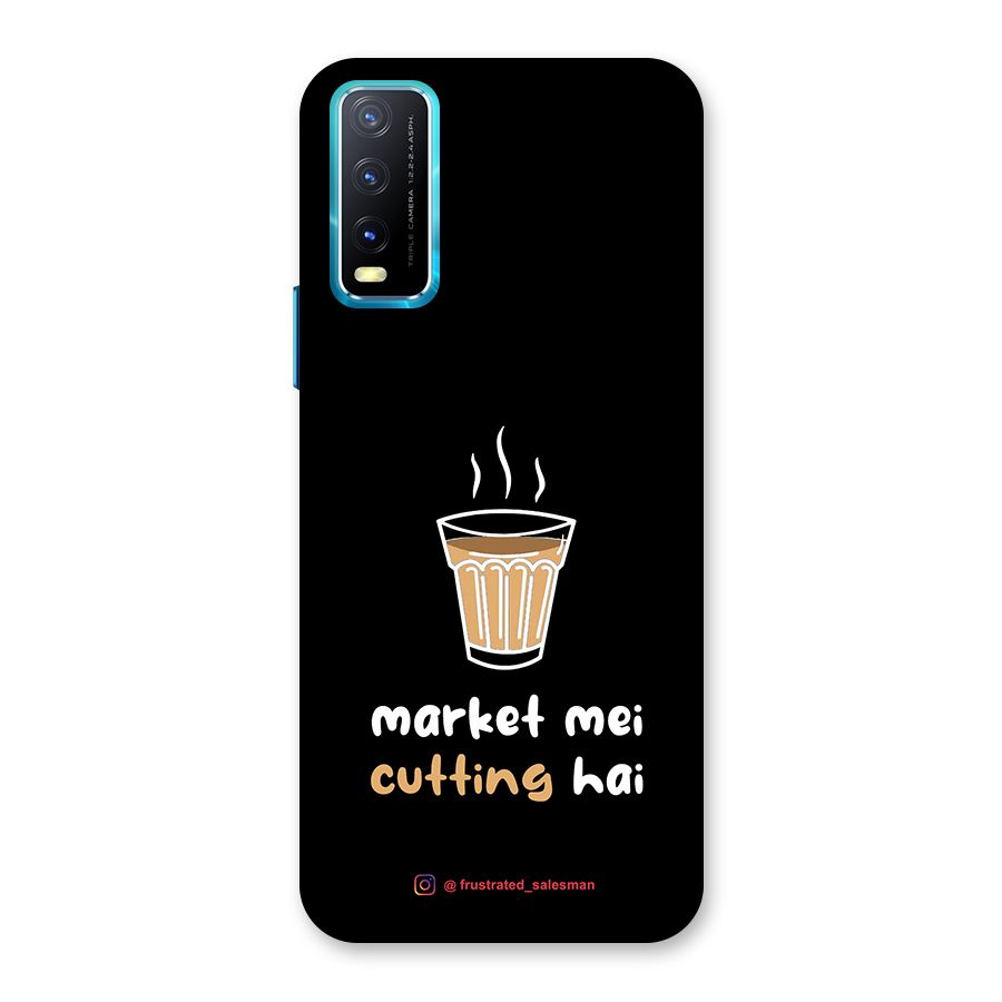 Market Mei Cutting Hai Black Back Case for Vivo Y20A