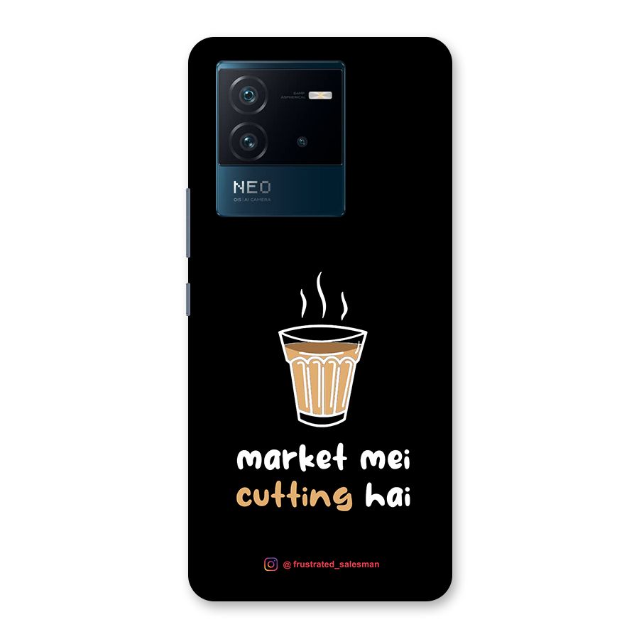 Market Mei Cutting Hai Black Back Case for Vivo iQOO Neo 6 5G