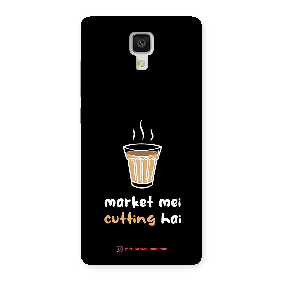 Market Mei Cutting Hai Black Back Case for Xiaomi Mi 4
