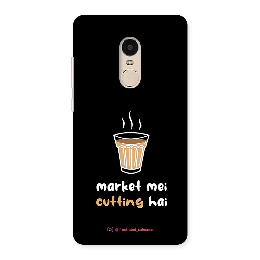 Market Mei Cutting Hai Black Back Case for Xiaomi Redmi Note 4