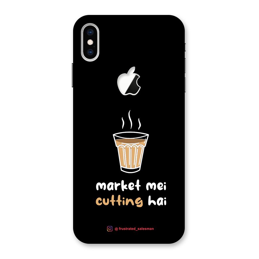 Market Mei Cutting Hai Black Back Case for iPhone XS Max Apple Cut