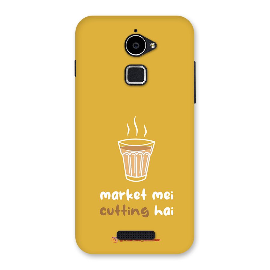 Market Mei Cutting Hai Mustard Yellow Back Case for Coolpad Note 3 Lite
