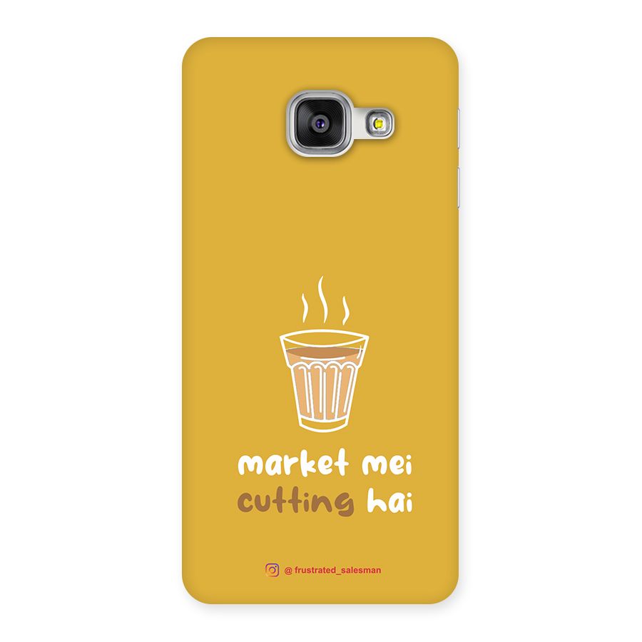 Market Mei Cutting Hai Mustard Yellow Back Case for Galaxy A3 2016