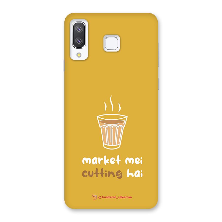 Market Mei Cutting Hai Mustard Yellow Back Case for Galaxy A8 Star