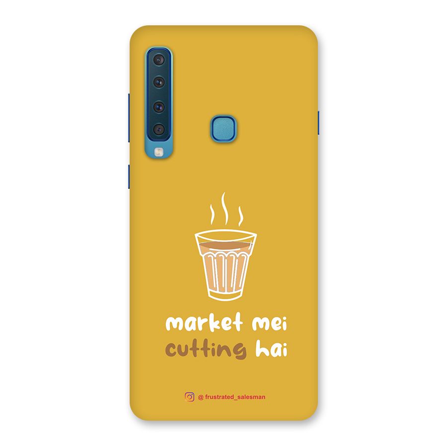 Market Mei Cutting Hai Mustard Yellow Back Case for Galaxy A9 (2018)