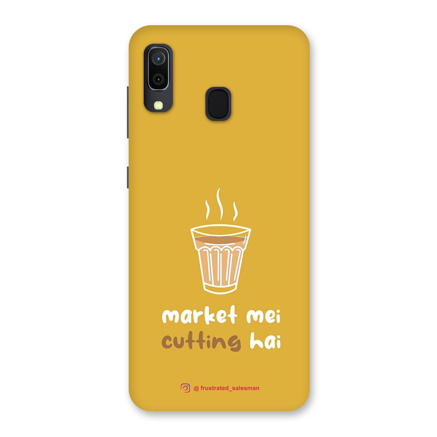 Market Mei Cutting Hai Mustard Yellow Back Case for Galaxy M10s