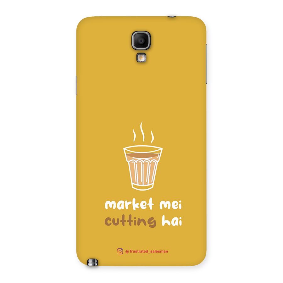 Market Mei Cutting Hai Mustard Yellow Back Case for Galaxy Note 3 Neo