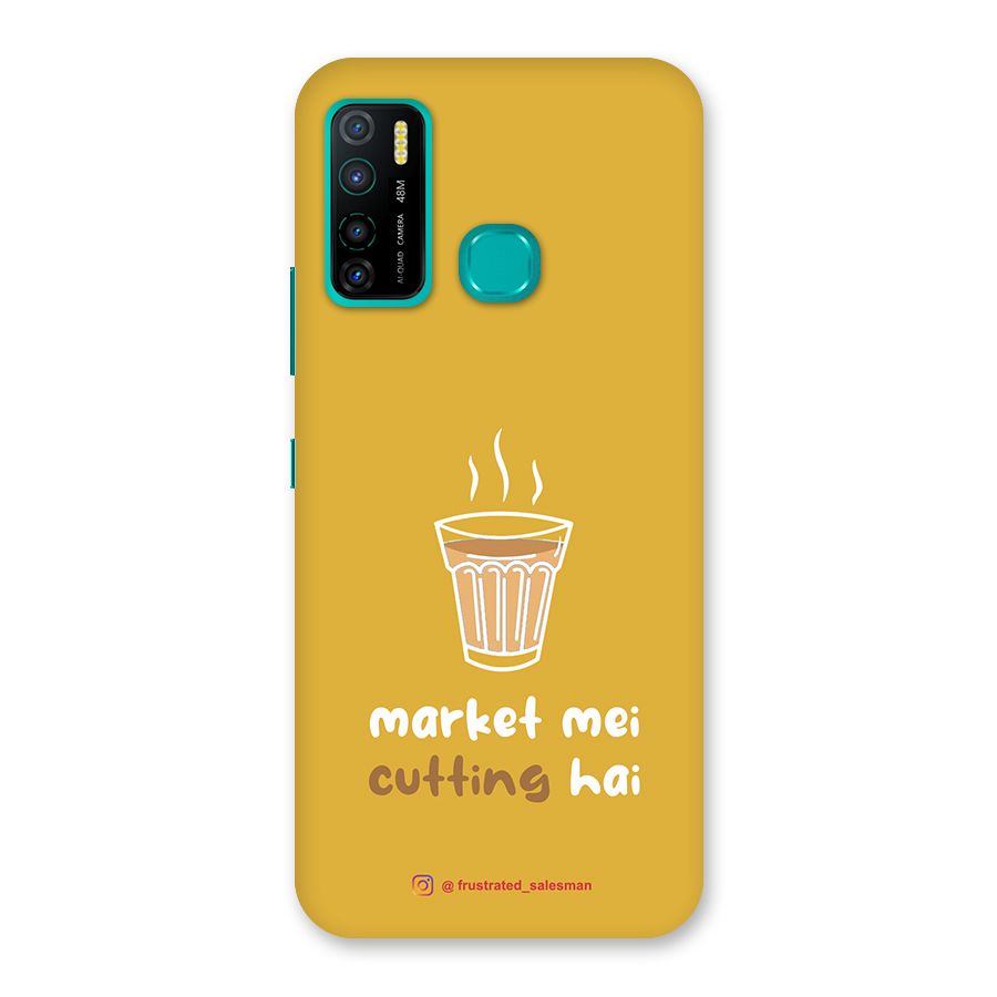 Market Mei Cutting Hai Mustard Yellow Back Case for Infinix Hot 9 Pro