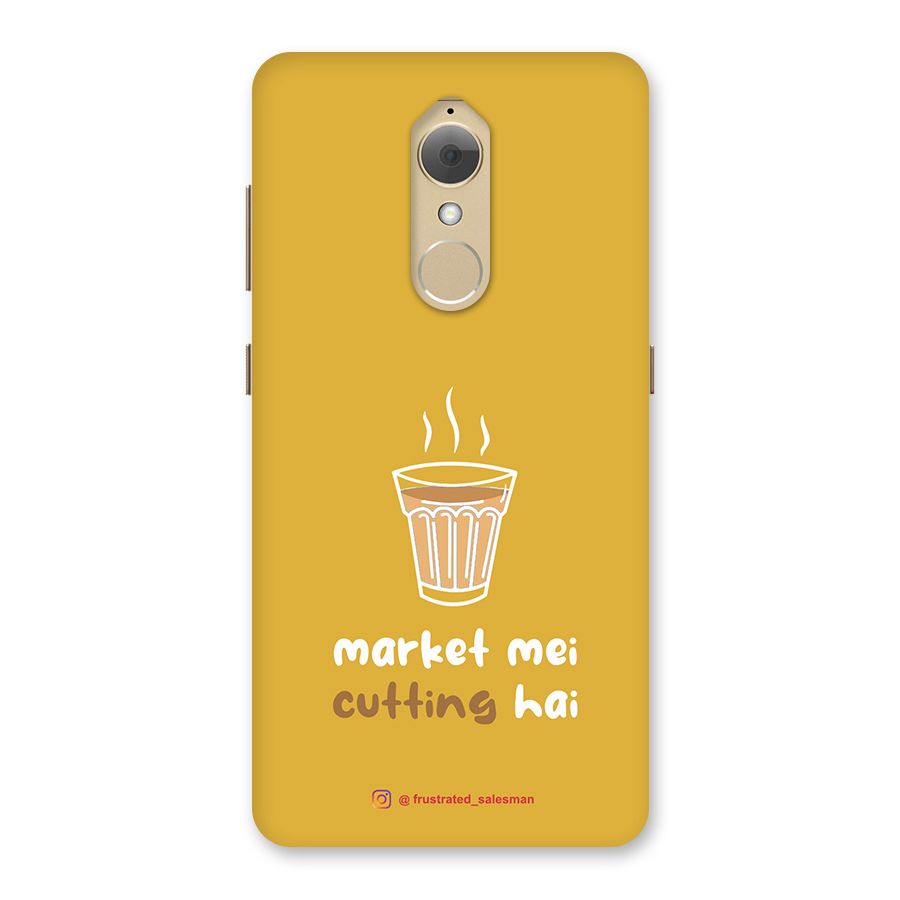 Market Mei Cutting Hai Mustard Yellow Back Case for Lenovo K8
