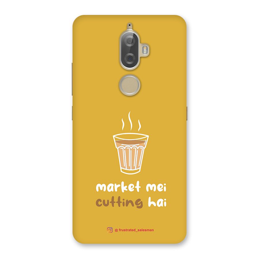 Market Mei Cutting Hai Mustard Yellow Back Case for Lenovo K8 Plus