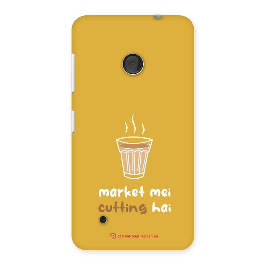 Market Mei Cutting Hai Mustard Yellow Back Case for Lumia 530
