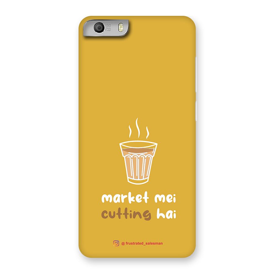 Market Mei Cutting Hai Mustard Yellow Back Case for Micromax Canvas Knight 2