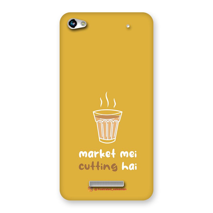Market Mei Cutting Hai Mustard Yellow Back Case for Micromax Hue 2