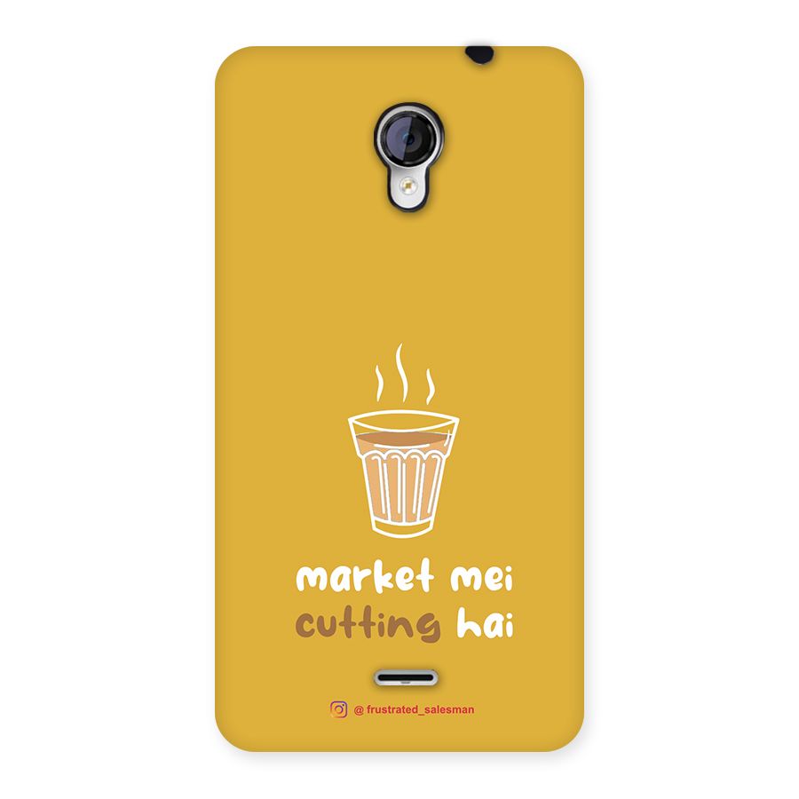 Market Mei Cutting Hai Mustard Yellow Back Case for Micromax Unite 2 A106