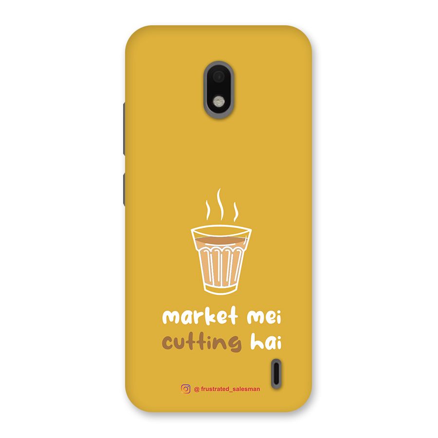 Market Mei Cutting Hai Mustard Yellow Back Case for Nokia 2.2