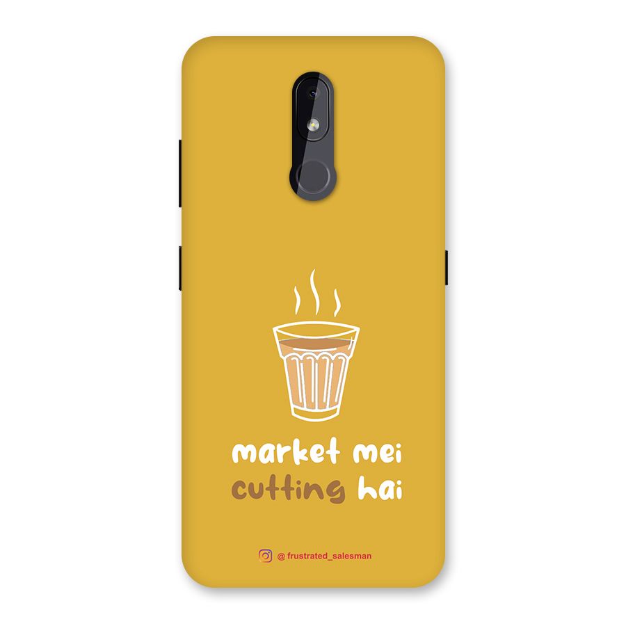 Market Mei Cutting Hai Mustard Yellow Back Case for Nokia 3.2