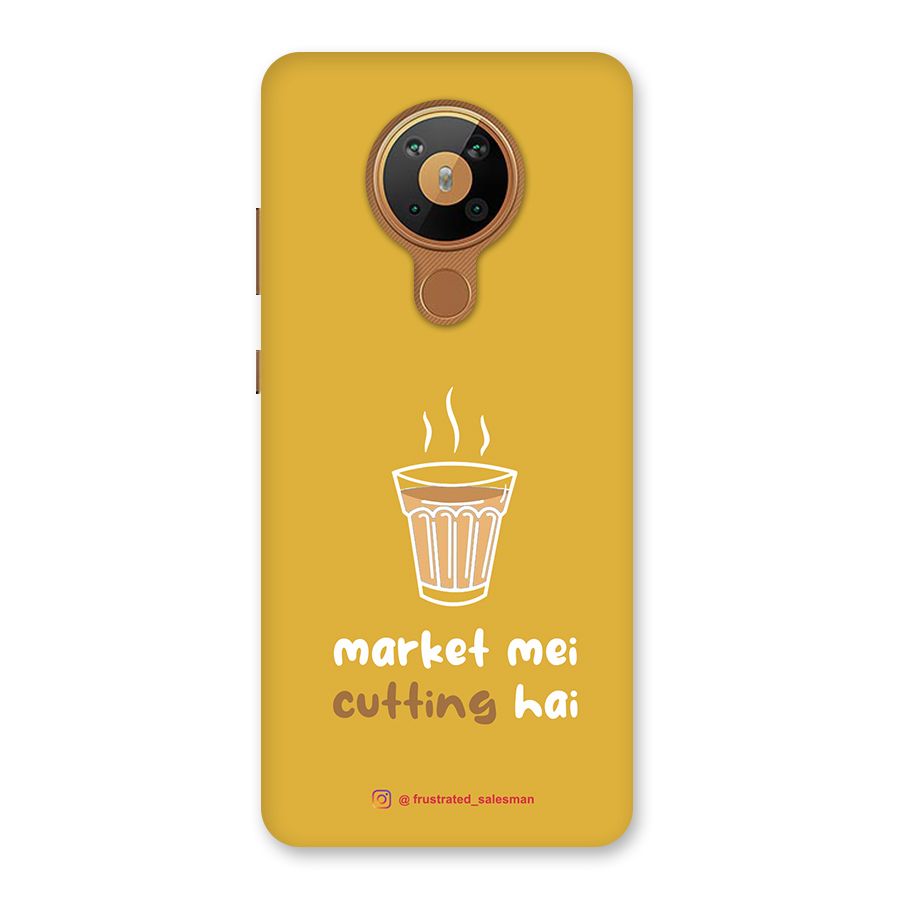 Market Mei Cutting Hai Mustard Yellow Back Case for Nokia 5.3