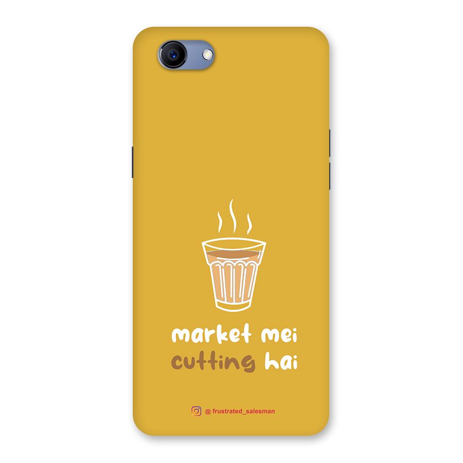 Market Mei Cutting Hai Mustard Yellow Back Case for Oppo Realme 1