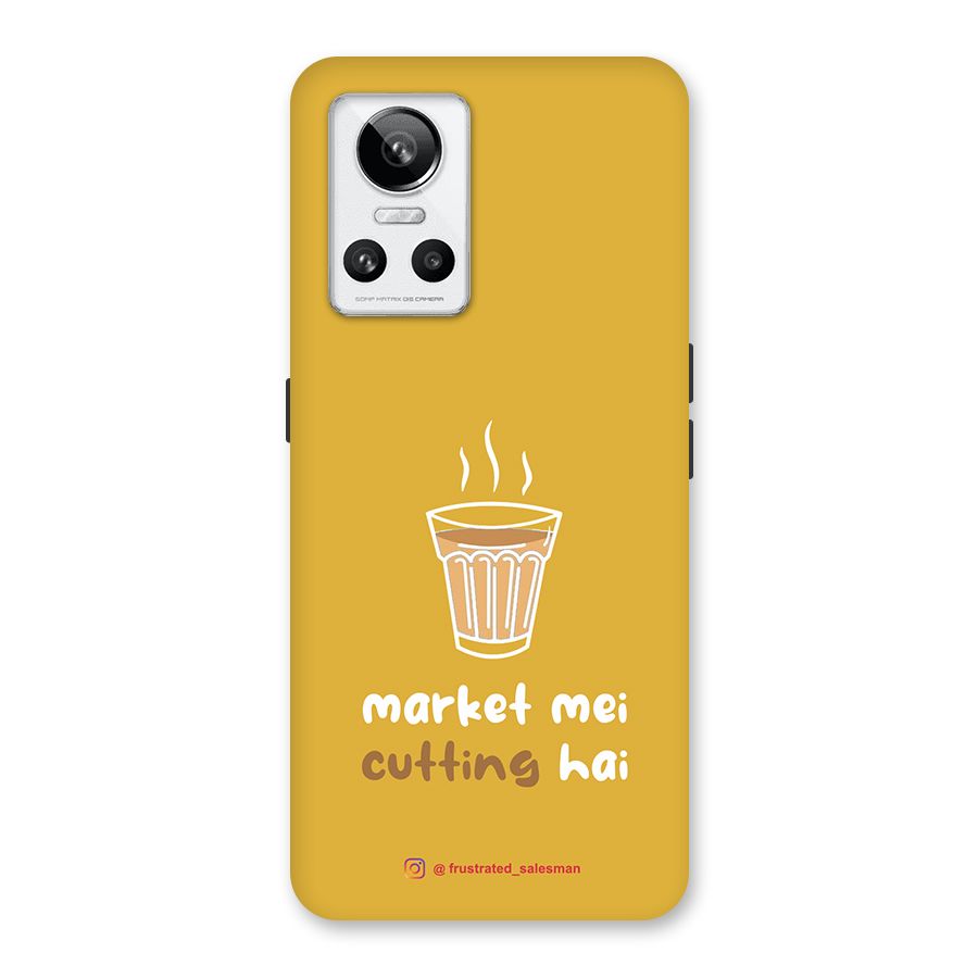 Market Mei Cutting Hai Mustard Yellow Back Case for Realme GT Neo 3