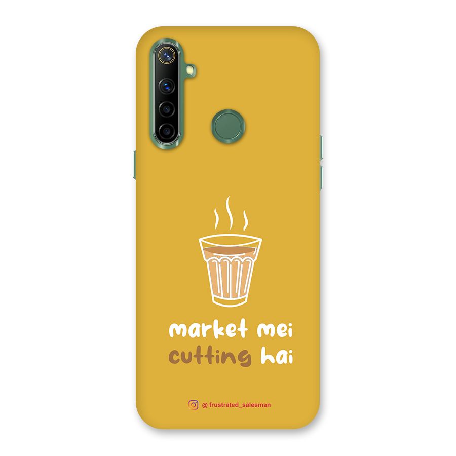 Market Mei Cutting Hai Mustard Yellow Back Case for Realme Narzo 10