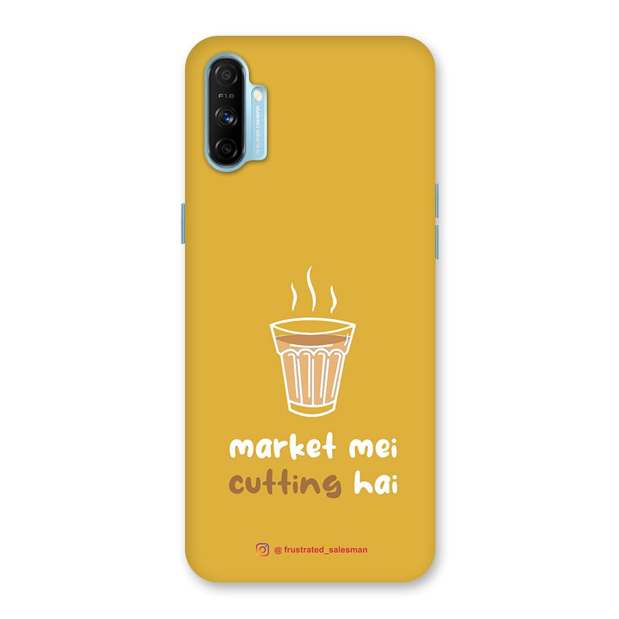 Market Mei Cutting Hai Mustard Yellow Back Case for Realme Narzo 20A