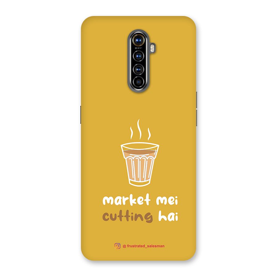 Market Mei Cutting Hai Mustard Yellow Back Case for Realme X2 Pro