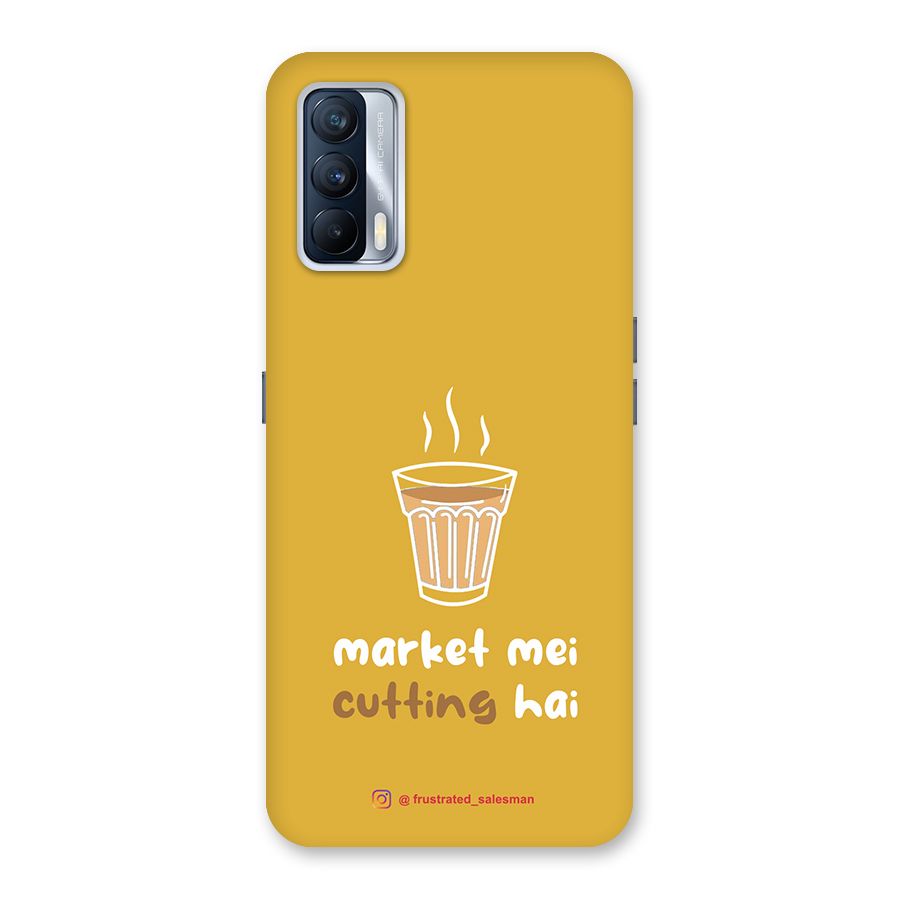 Market Mei Cutting Hai Mustard Yellow Back Case for Realme X7