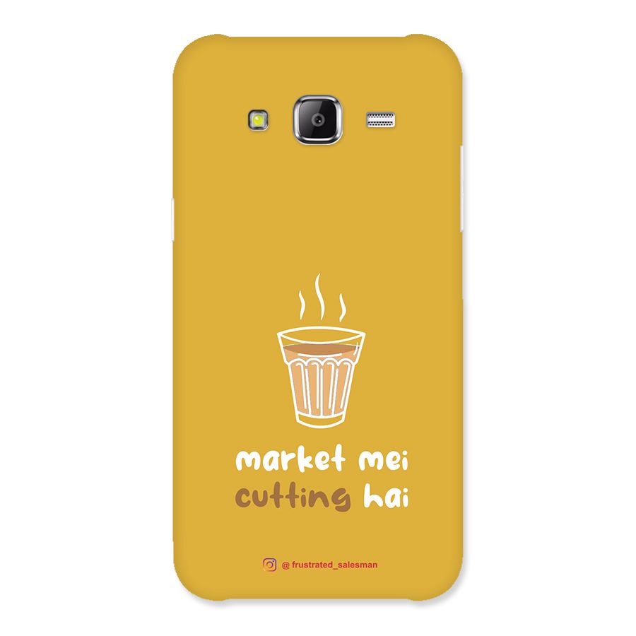 Market Mei Cutting Hai Mustard Yellow Back Case for Samsung Galaxy J5