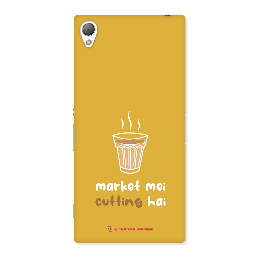 Market Mei Cutting Hai Mustard Yellow Back Case for Sony Xperia Z3