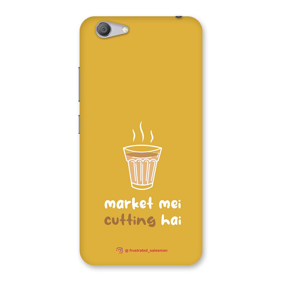 Market Mei Cutting Hai Mustard Yellow Back Case for Vivo Y53