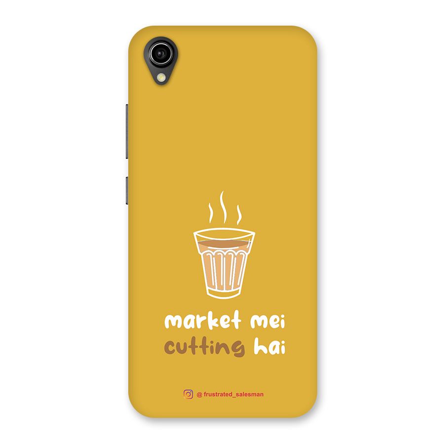 Market Mei Cutting Hai Mustard Yellow Back Case for Vivo Y90