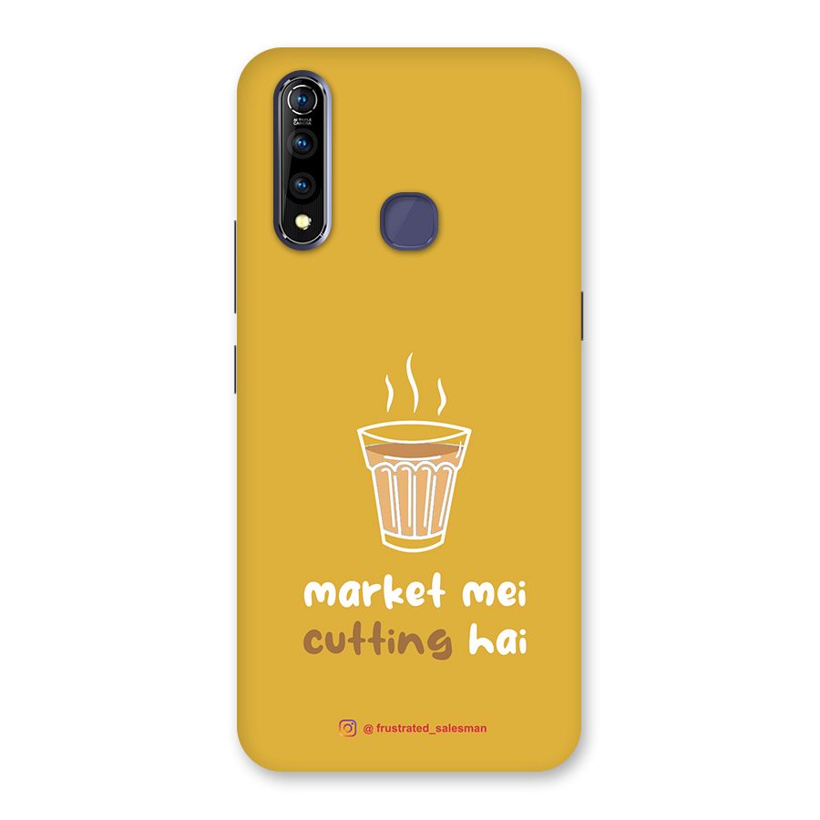 Market Mei Cutting Hai Mustard Yellow Back Case for Vivo Z1 Pro