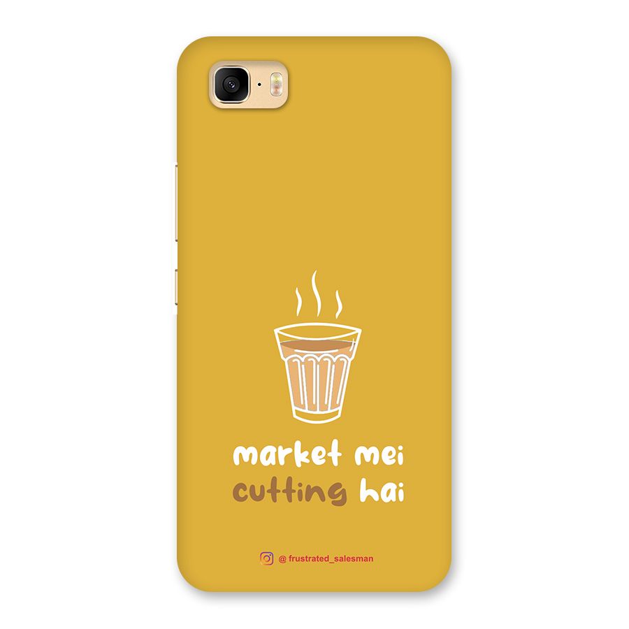 Market Mei Cutting Hai Mustard Yellow Back Case for Zenfone 3s Max
