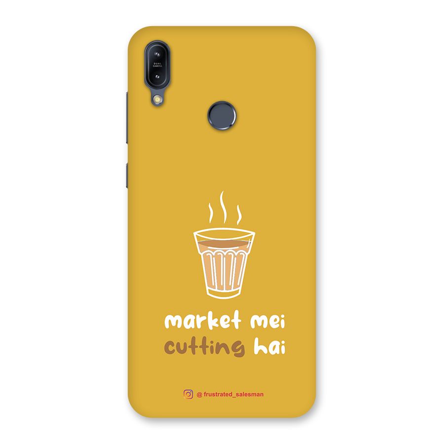 Market Mei Cutting Hai Mustard Yellow Back Case for Zenfone Max M2