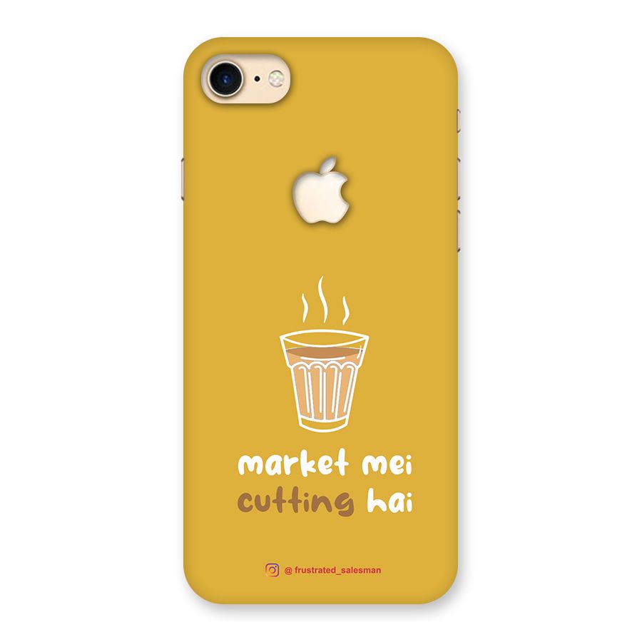 Market Mei Cutting Hai Mustard Yellow Back Case for iPhone 7 Apple Cut