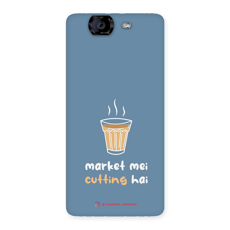 Market Mei Cutting Hai SteelBlue Back Case for Canvas Knight A350