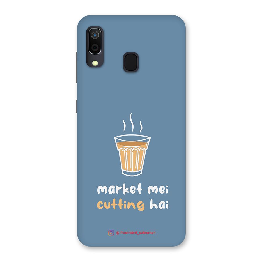 Market Mei Cutting Hai SteelBlue Back Case for Galaxy M10s