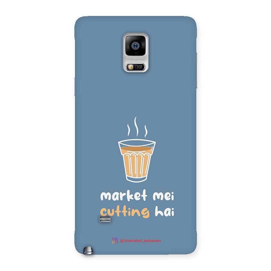 Market Mei Cutting Hai SteelBlue Back Case for Galaxy Note 4
